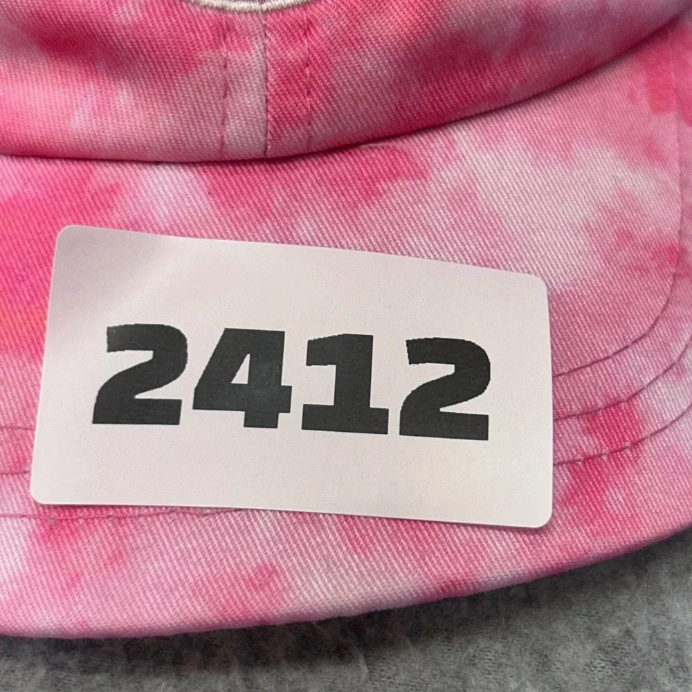 Buc-ee Beaver Infant Pink Buc-ee's Baseball Hat Tie Dye UPF 50+ INF